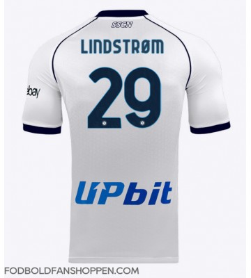 SSC Napoli Jesper Lindstrom #29 Udebanetrøje 2023-24 Kortærmet